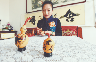 喜迎冬奥！葫芦烙画烫出冬奥盛景